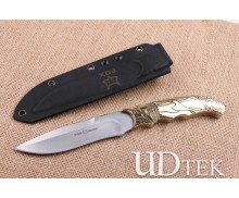 FOX Leader fixed blade hunting knives with copper handle UD404606